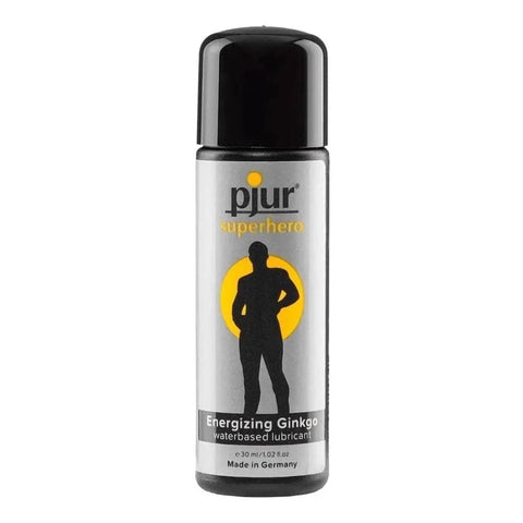 Lubrificante Energético Pjur Superhero com Extrato de Ginkgo Biloba 30ml (homem)  Pjur   