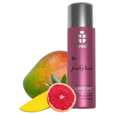 Lubrificante Fruity Love Toranja com Manga, 50ml - Lubrificação Duradoura e Saborosa  Swede   