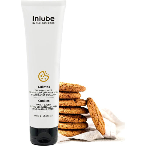 Lubrificante Nuei Inlube Aloe Vera Cookies 100ml, sem açúcar, sem glúten e 100% vegan  Nuei   