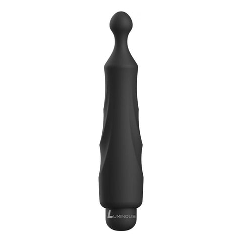 Luminous Ultra Soft Silicone DIDO Preto, 13cm Ø2.5cm, 10vibrações  Luminous   