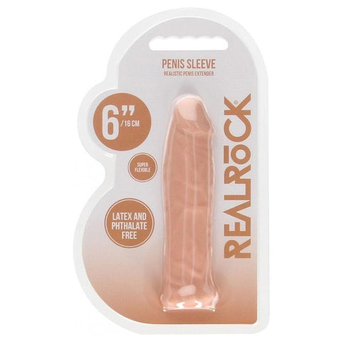 Manga Pénis RealRock, 16cm Ø3.5cm, Aumenta 2.5cm  RealRock   