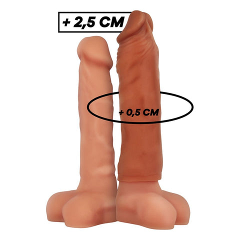 Manga Pénis VirilXL, Moreno 13.5cm Ø4cm Aumenta 2.5cm  VIRILXL   