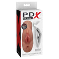 Masturbador PDX Plus+ Baunilha, Vagina e Ânus, 14.2cm Ø4.6cm  Pipedream   