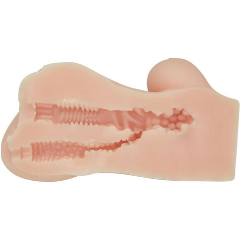 Masturbador Realista Replica Mulher, Crazy Bull Hannah Baunilha, 17cm vibradores Baile