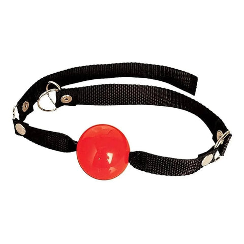 Mordaça Beginner`s Ball Gag Vermelha, Ø4.5cm  Pipedream   