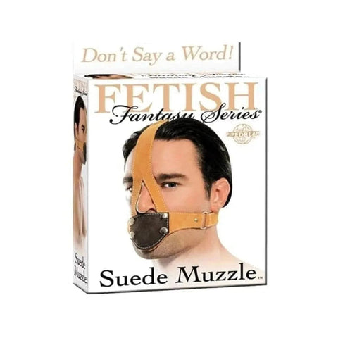 Mordaça Máscara Suede Muzzle  Pipedream   