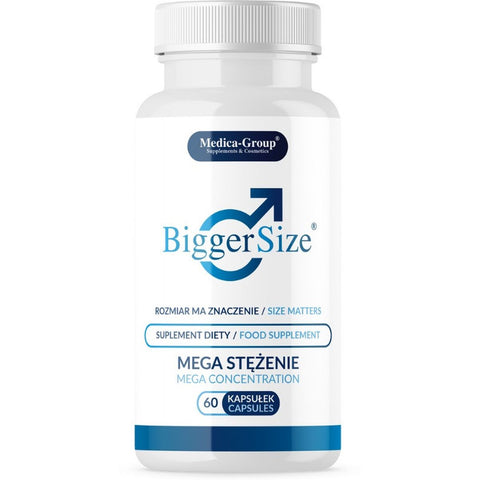 BiggerSize Aumento Pénis 60 Cápsulas - Maca, Ginseng, Tribulus Terrestris