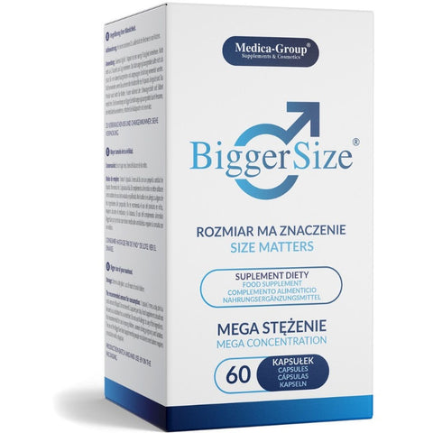 BiggerSize Aumento Pénis 60 Cápsulas - Maca, Ginseng, Tribulus Terrestris