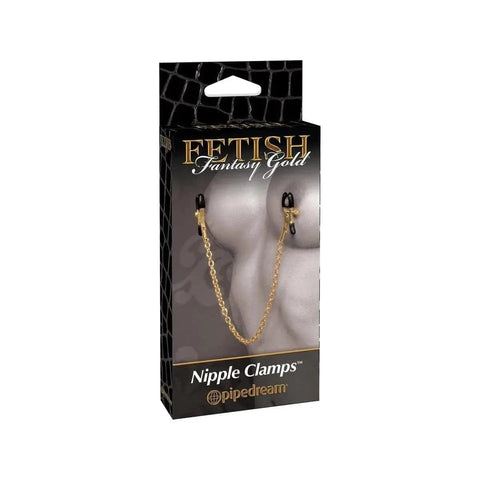 Nipple Clamps Fantasy Gold  Pipedream   