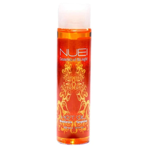 Óleo de Massagem Nuei Tangerina 100ml - Efeito de Calor Comestível  Nuei   