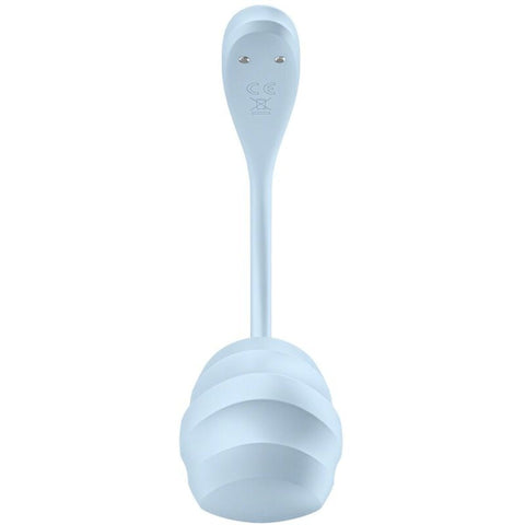 Ovo Vibratório Satisfyer Smooth com Aplicação, Azul  Satisfyer   