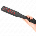 Paddle XOXO Preto e Vermelho, 32cm Brinquedos sexuais KINK