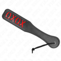 Paddle XOXO Preto e Vermelho, 32cm Brinquedos sexuais KINK