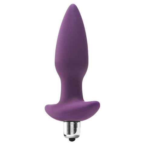 Plug Anal com Vibração Flirts Roxo, 12.5cm Ø3.5cm, 10 vibrações  Dream Toys   