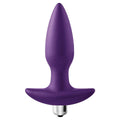 Plug Anal com Vibração Flirts Roxo, 12.5cm Ø3.5cm, 10 vibrações  Dream Toys   