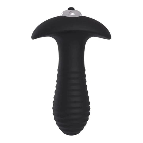 Plug Anal com Vibração Spiral Dream Toys Preto, 10cm Ø3cm, 1vibração  Dream Toys   