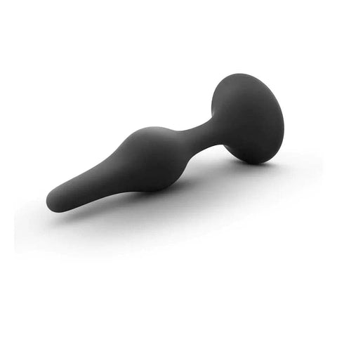 -Plug Anal Luxe Beginner Grande Preto, 13cm Ø3cm  Blush Novelties   