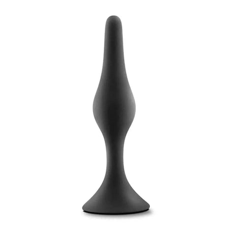 -Plug Anal Luxe Beginner Médio Preto, 11cm Ø2.3cm  Blush Novelties   