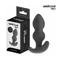 Plug Anal Ondulado Addicted Toys - 10.3cm Ø2.9cm de Plenitude com Textura Estimulante - Pérola SexShop
