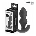 Plug Anal Ondulado Addicted Toys - 11.7cm Ø3.4cm de Plenitude com Textura Estimulante - Pérola SexShop