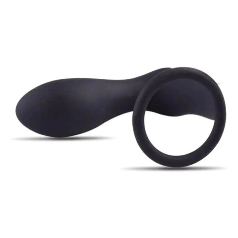 Plug Anal Vibratório com Anel P-RING DARKSIDE, 10cm Ø3cm  Toyz4Lovers   