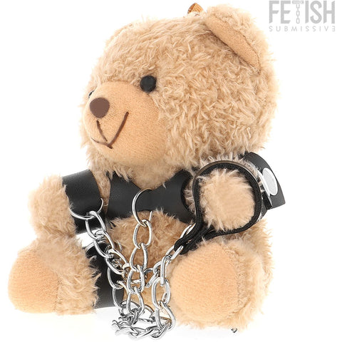 Porta-chaves Urso de Peluche BDSM Modelo 1, 12cm Fetish Submissive