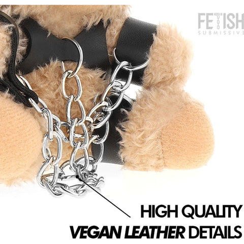 Porta-chaves Urso de Peluche BDSM Modelo 1, 12cm Fetish Submissive