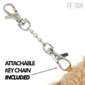 Porta-chaves Urso de Peluche BDSM Modelo 1, 12cm Fetish Submissive