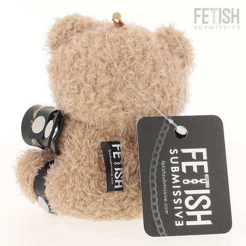 Porta-chaves Urso de Peluche BDSM Modelo 1, 12cm Fetish Submissive