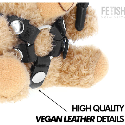 Porta-chaves Urso de Peluche BDSM Modelo 2, 12cm Fetish Submissive