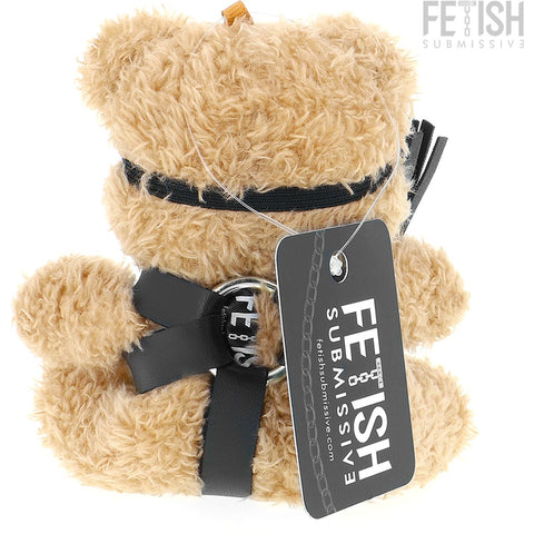 Porta-chaves Urso de Peluche BDSM Modelo 2, 12cm Fetish Submissive