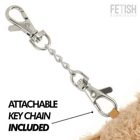 Porta-chaves Urso de Peluche BDSM Modelo 3, 12cm Fetish Submissive