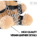Porta-chaves Urso de Peluche BDSM Modelo 3, 12cm Fetish Submissive