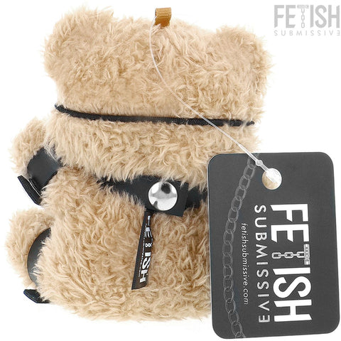 Porta-chaves Urso de Peluche BDSM Modelo 3, 12cm Fetish Submissive