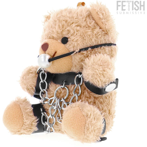 Porta-chaves Urso de Peluche BDSM Modelo 3, 12cm Fetish Submissive