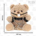 Porta-chaves Urso de Peluche BDSM Modelo 3, 12cm Fetish Submissive