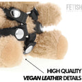 Porta-chaves Urso de Peluche BDSM Modelo 4, 12cm Fetish Submissive