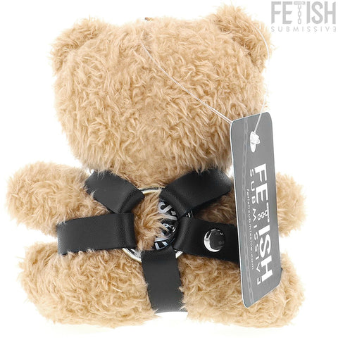 Porta-chaves Urso de Peluche BDSM Modelo 4, 12cm Fetish Submissive
