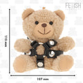 Porta-chaves Urso de Peluche BDSM Modelo 4, 12cm Fetish Submissive