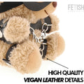Porta-chaves Urso de Peluche BDSM Modelo 5, 12cm Fetish Submissive