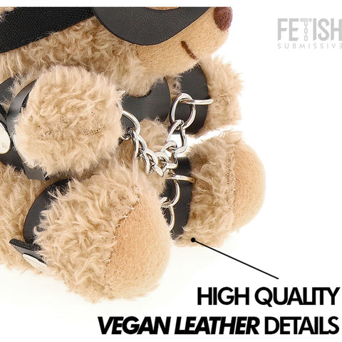 Porta-chaves Urso de Peluche BDSM Modelo 5, 12cm Fetish Submissive
