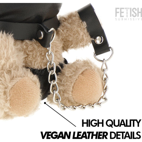 Porta-chaves Urso de Peluche BDSM Modelo 8, 12cm Fetish Submissive