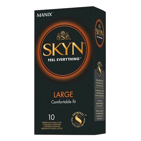 Preservativos Sem Látex, Skyn Large, 10un  Skyn   