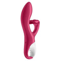 SATISFYER Embrace Me Vermelho, Vibrador com Estimulador Clitóris  Satisfyer   