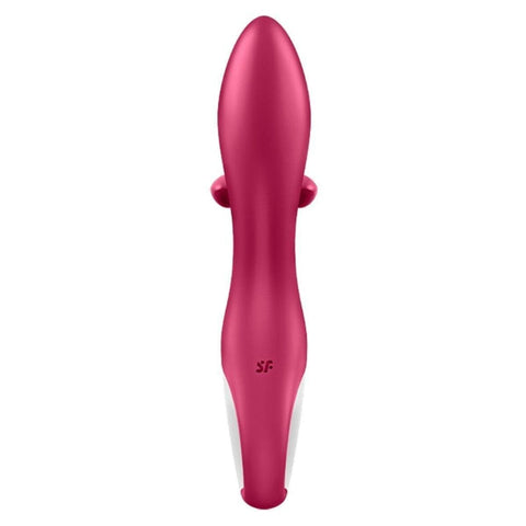 SATISFYER Embrace Me Vermelho, Vibrador com Estimulador Clitóris  Satisfyer   