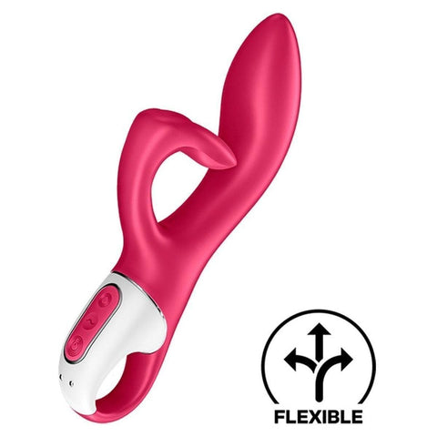 SATISFYER Embrace Me Vermelho, Vibrador com Estimulador Clitóris  Satisfyer   