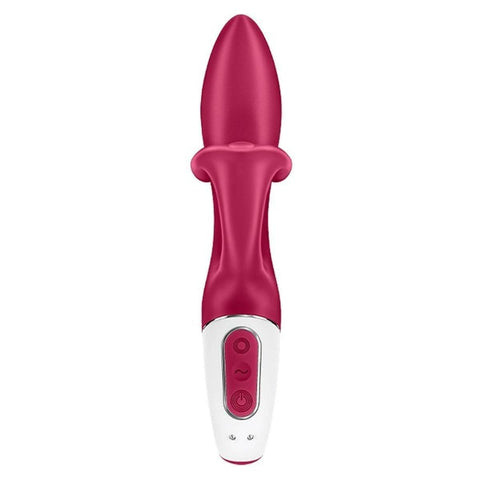 SATISFYER Embrace Me Vermelho, Vibrador com Estimulador Clitóris  Satisfyer   