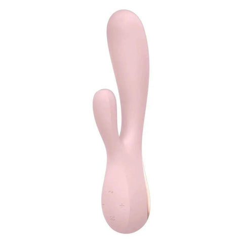 SATISFYER Vibrador Mono Flex Rosa, Controlado por Smartphone (video)  Satisfyer   