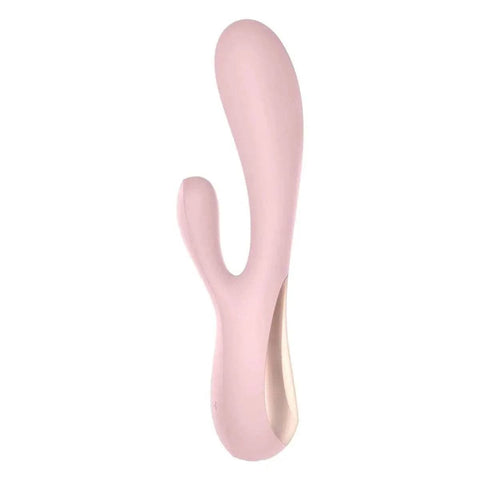 SATISFYER Vibrador Mono Flex Rosa, Controlado por Smartphone (video)  Satisfyer   