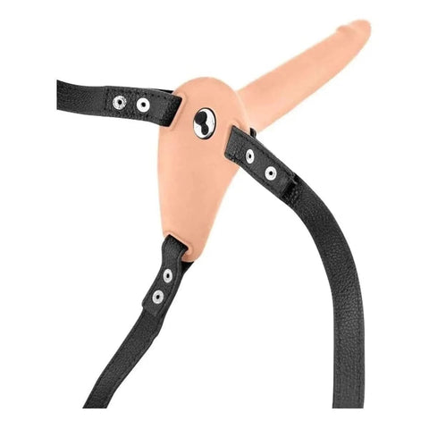 Strap-On Fetish Tentation Branco USB, 15cm Ø4cm 10vibrações  Fetish Tentation   